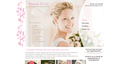 Desktop Screenshot of beautytogobynicole.com