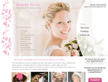Tablet Screenshot of beautytogobynicole.com